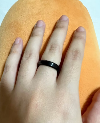 Picture of Titanium steel finger Ring for men - Black