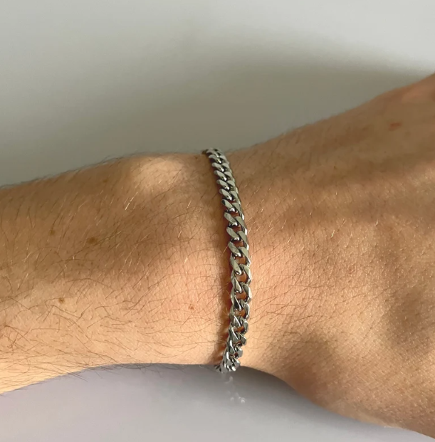 Picture of Men's Powerful Stainless Steel Bracelet-Bracelet For Men - Silver