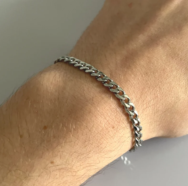 Picture of Men's Powerful Stainless Steel Bracelet-Bracelet For Men - Silver