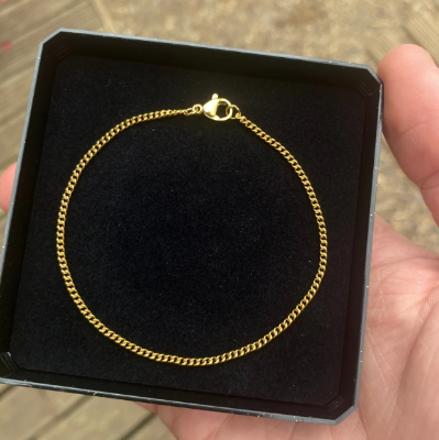 Picture of Men stylish Hip Hop Bracelet- New Fashion Bracelet - Gold