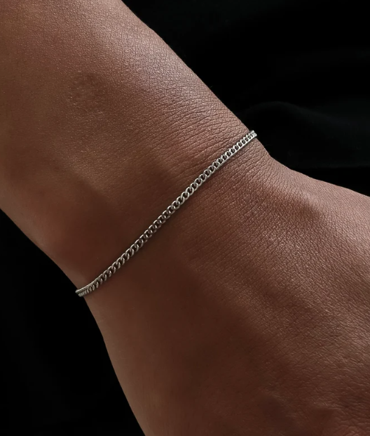 Picture of Men's Stainless Steel Chain Bracelet-Stylish Mens Bracelet - Silver