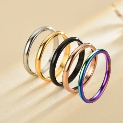 Picture of Unisex 2mm Multicolor Rainbow