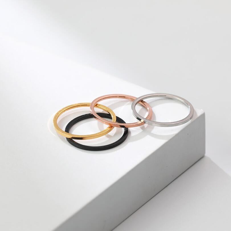 Picture of The Stainless Steel Band Finger Ring 2 mm