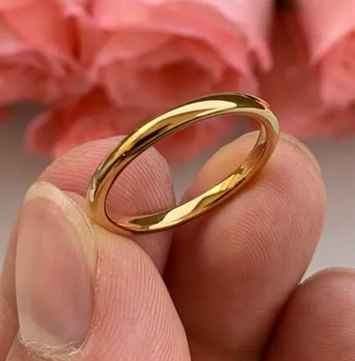Picture of Unisex 2mm Multicolor Rainbow - Gold