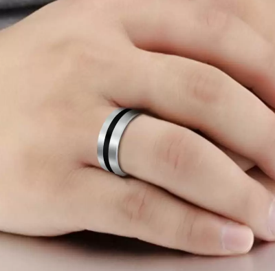 Picture of Stainless Chain Finger Ring- Steel Ring Finger - Finger Ring For Men