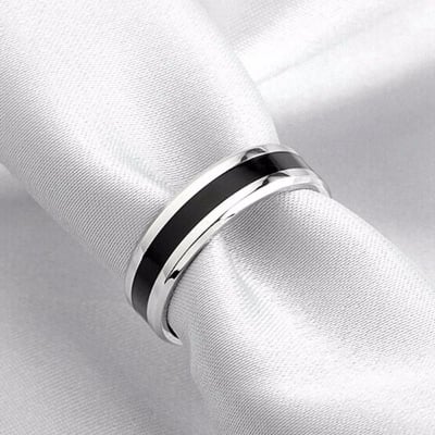 Picture of Stainless Chain Finger Ring- Steel Ring Finger - Finger Ring For Men