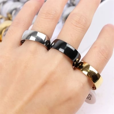 Picture of Lifestyle Stainless Steel Finger Ring For Men
