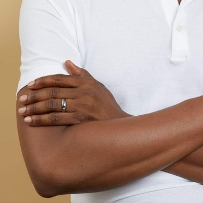 Picture of Stainless Steel Ring- Fashionable Finger Ring - Silver
