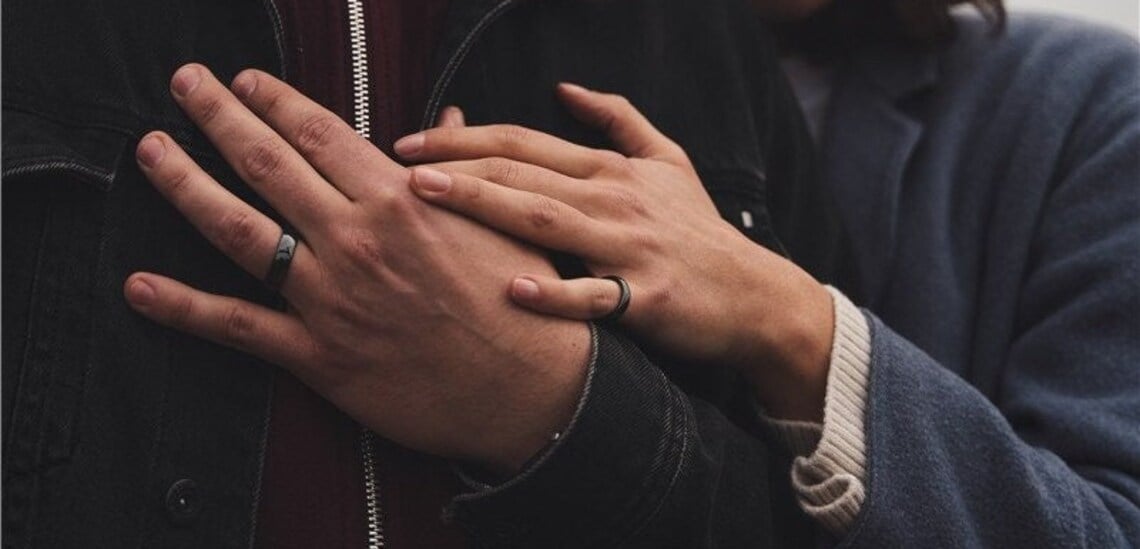Picture of Fashionable New Finger Ring For Men- Finger Ring - Black