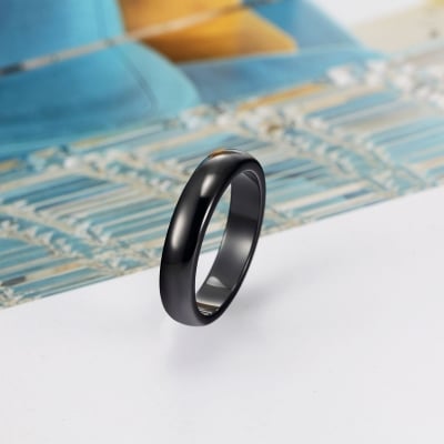 Picture of Fashionable New Finger Ring For Men- Finger Ring - Black