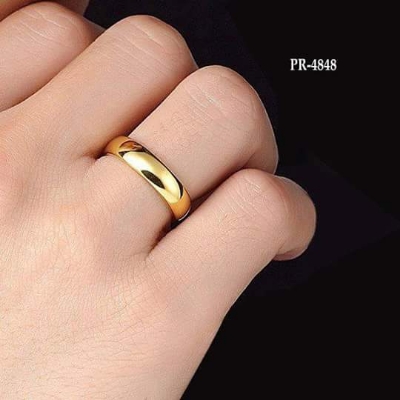 Picture of Stainless Steel Finger Ring For Men- Ring For Men - Gold