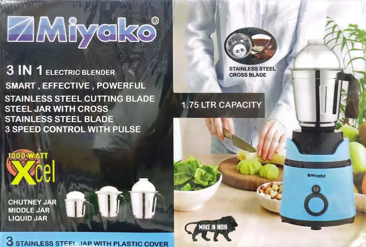 Picture of Miyako 3 in 1 Blender plus Grinder Xcel 1000WATT 