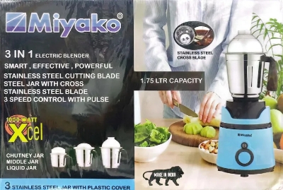 Picture of Miyako 3 in 1 Blender plus Grinder Xcel 1000WATT 