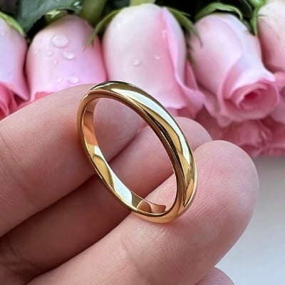 Picture of Men's Lifestyle Stainless Steel Finger Ring - Gold