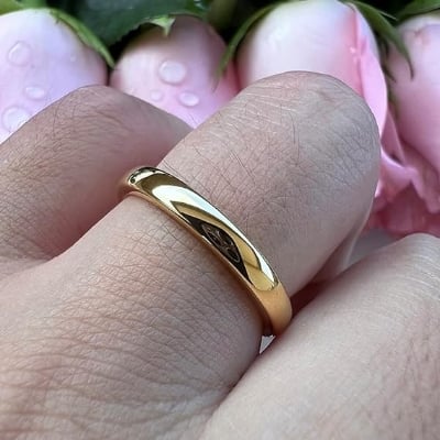 Picture of Men's Lifestyle Stainless Steel Finger Ring - Gold