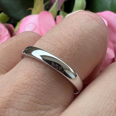 Picture of Lifestyle Stainless Steel Finger Ring For Men - Silver