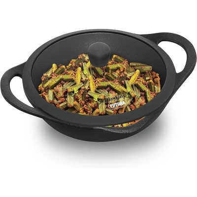 Picture of Hawkins Futura Cast Iron Frying Pan 24 cm Diameter CIF24G Multicolor