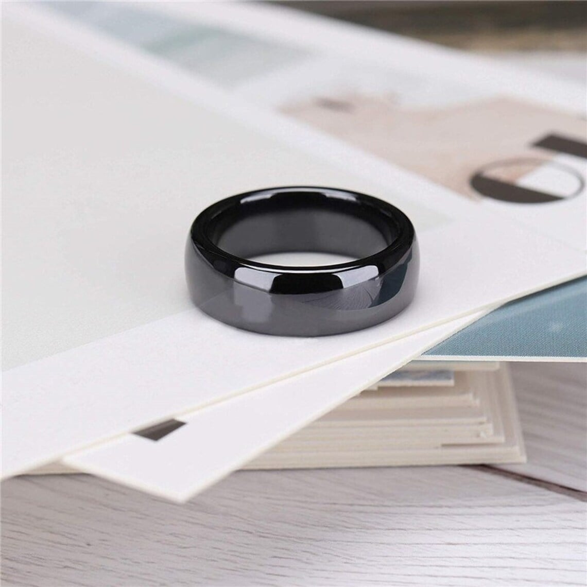 Picture of Men's Lifestyle Stainless Steel Finger Ring - Black