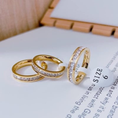 Picture of Good Quality Finger Ring For Men- Stylish Finger Ring - Gold