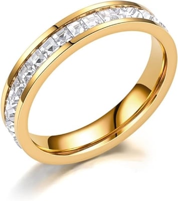 Picture of Good Quality Finger Ring For Men- Stylish Finger Ring - Gold