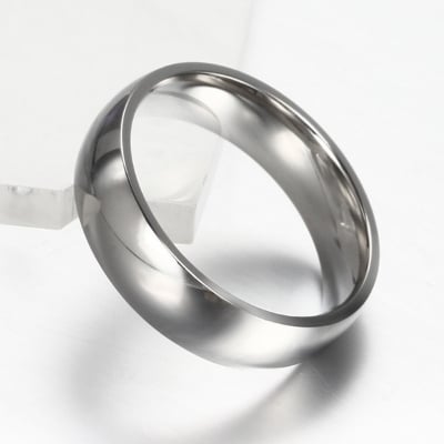 Picture of Stainless Steel Finger Ring For Men - Lifestyle - Silver