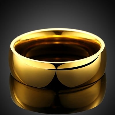 Picture of Lifestyle Stainless Steel Finger Ring For Men - Gold