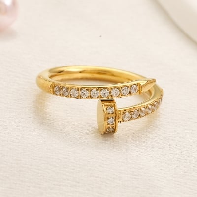 Picture of Unisex Stainless Steel Wide Comfort Fit Band Ring for Women And Men - Gold