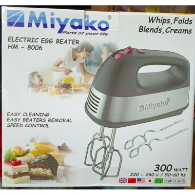 Picture of Miyako electric hand mixer GTM-8006 300W Multicolor