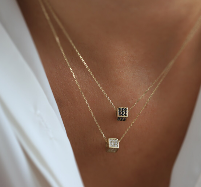 Picture of Simple Fashionable Necklace Necklace- Fashion Chain Locket - Gold
