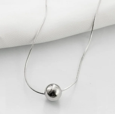 Picture of Stainless steel Snake Chain Necklace Snake Necklace- Fashionable Locket
