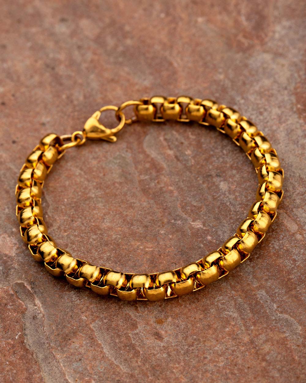 Picture of Men's Stainless Steel Bracelet-Stylish Mens Bracelet - Gold