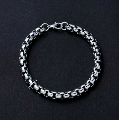 Picture of Bracelet For Men-Men Stylish Bracelet for Men - Silver