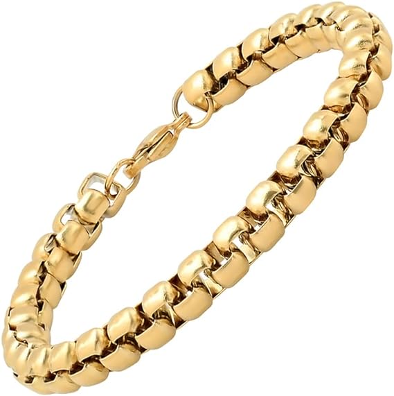 Picture of Man's Fashion Steel Bracelet For Man - Gold