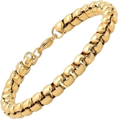 Picture of Man's Fashion Steel Bracelet For Man - Gold
