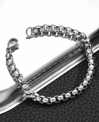 Picture of Rope Bracelet for Men-New Bracelet - Silver