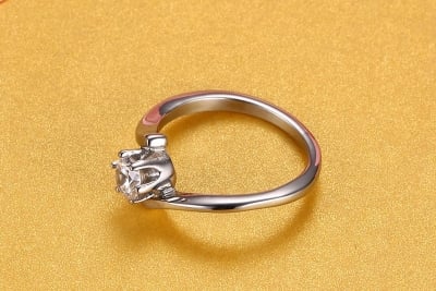 Picture of Fashion Luxury Design Jewelry Finger Ring For Women - Silver