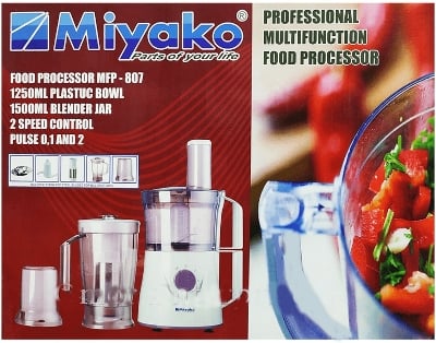 Picture of Miyako Food processor All in 1 MFP-807 Grinder Juicer and Chopper 