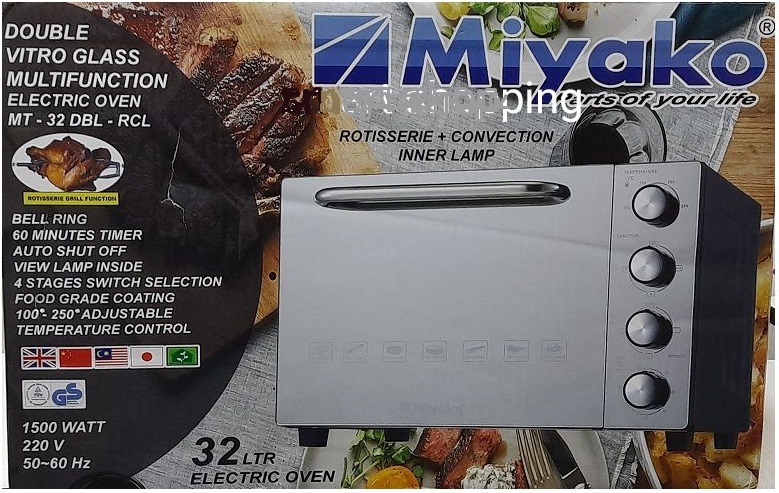Picture of Miyako 32 Liter Convection Electric Oven MT-32DBL 