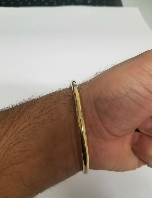 Picture of Bracelet For men-Stylish Men Bracelet Stainless Steel - Gold