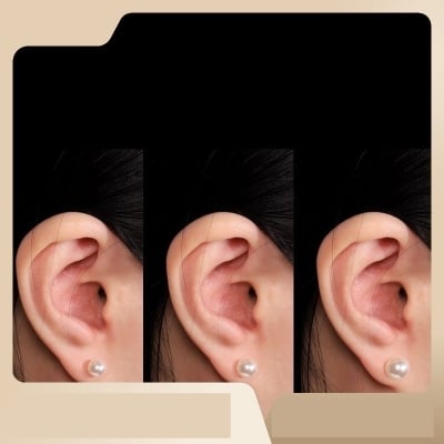 Picture of 1Pair Fashionamble Round Ear Ring For Women- Potti Ear Ring