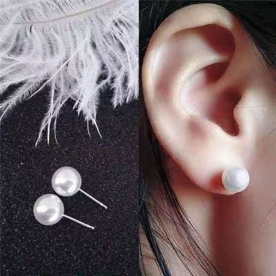 Picture of Round Ear Hoop Earrings Anti Allergy Women's Fashion Jewelry Gift-1Pair