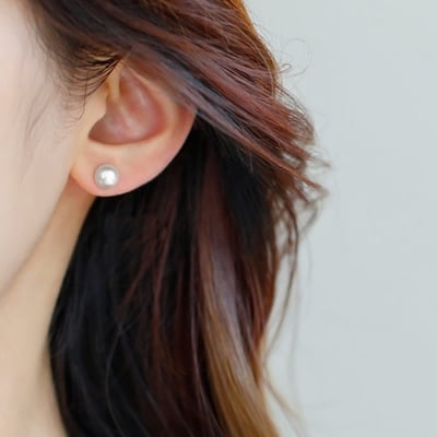 Picture of Exclusive Round Circle Women Hoop Earrings Exaggerated Hoop Ear- 1Pair