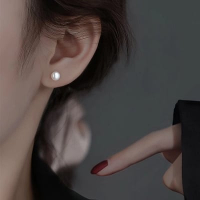 Picture of Round Ear Hoop Earrings Anti Allergy Women's Fashion Jewelry Gift-1Pair