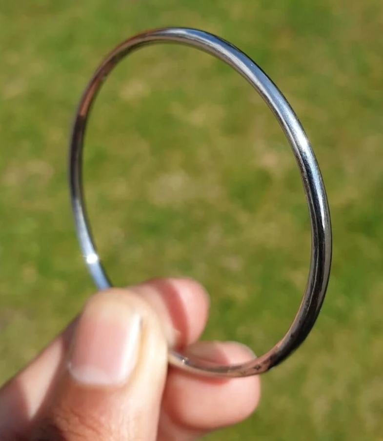 Picture of Classic Round Bracelet- Supper Round Bracelet For Men - Silver