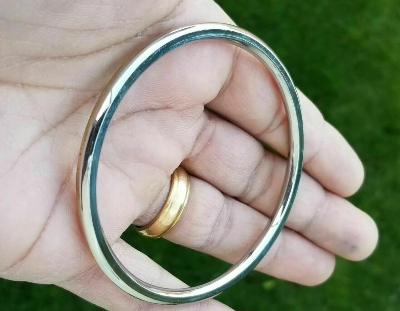 Picture of Fashion New Round Bracelet for Men- Attractive Bracelet - Silver