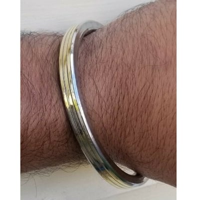 Picture of Silver Unique Bracelet for Men-Chain Bracelet For Men - Silver