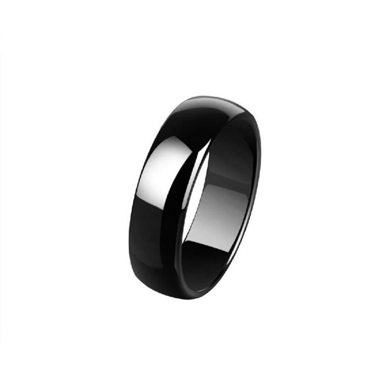 Picture of Stainless Finger Ring- Steel Ring Finger - Finger Ring For Men - Black