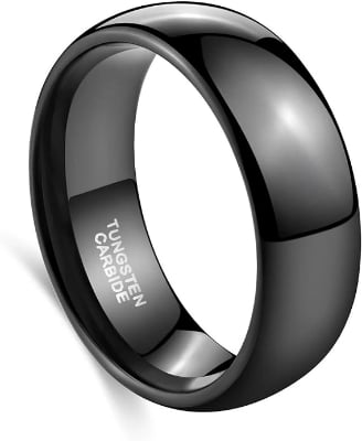Picture of Stainless Finger Ring- Steel Ring Finger - Finger Ring For Men - Black
