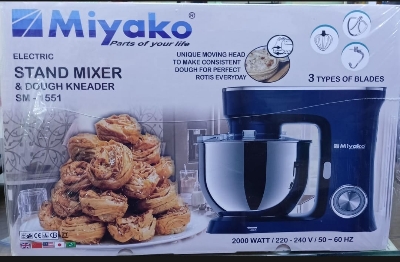 Picture of 7 Liter Miyako Stand Mixer 2000W SM-1551 Multicolor
