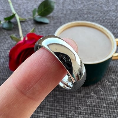 Picture of Finger Ring For Men- Stainless Steel Finger Ring For Men - Silver